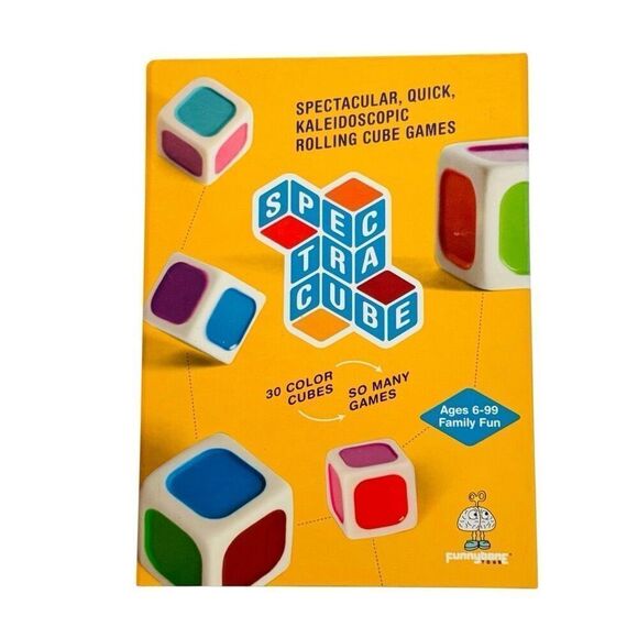 Funnybone Toys ~ SPECTRACUBE ~ Award-Winning Kaleidoscopic Cube Games NEW - Picture 1 of 3